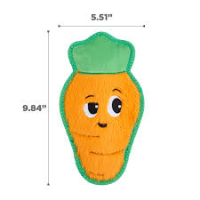 Outward Hound Tough Skins Carrot Dog Toy Medium