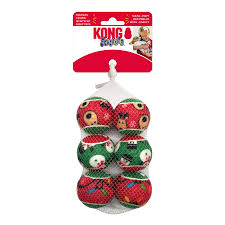 Holiday Kong Squeak Air Ball 6PCK (Small)