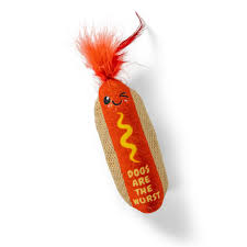 Outward Hound Hot Dog Kicker Cat Toy