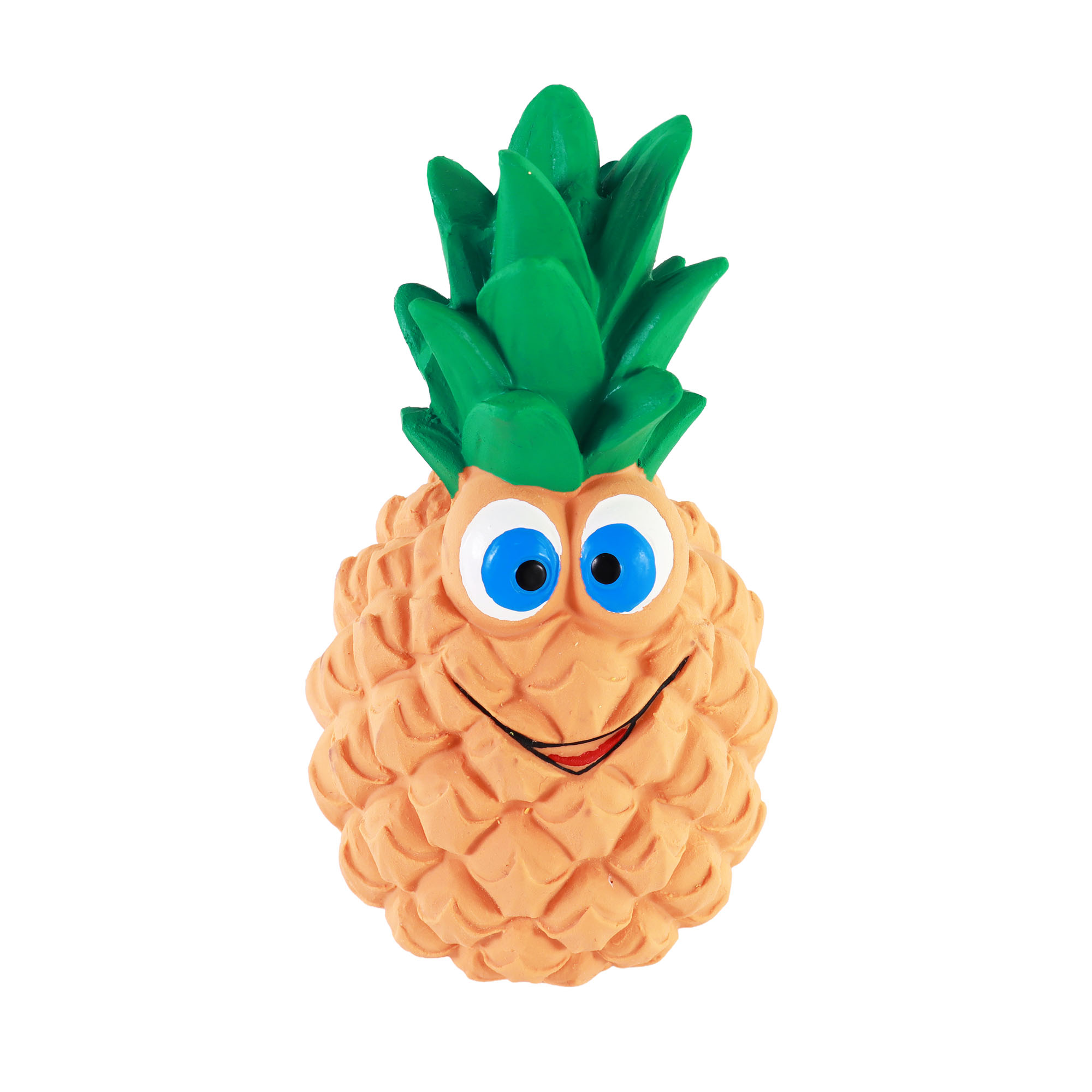 Rascals by Coastal Latex Dog Toy, Pineapple, 8"