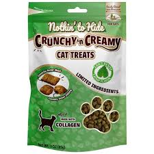 Nothin' To Hide Crunchy 'n Creamy Catnip Cat Treats (3oz)