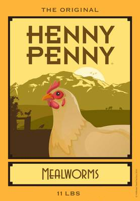 Henny Penny Mealworm Chicken Food, 11-lb