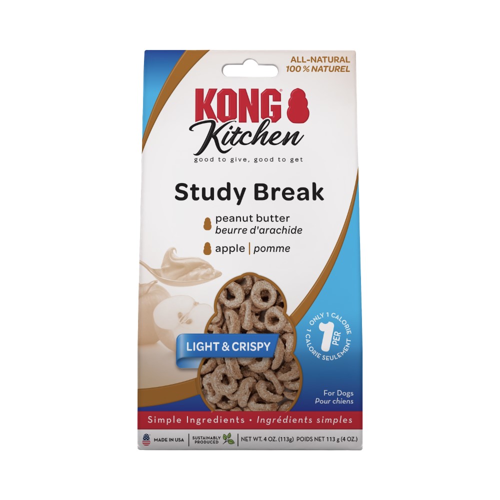 KONG Kitchen Study Break Light & Crispy Dog Treat