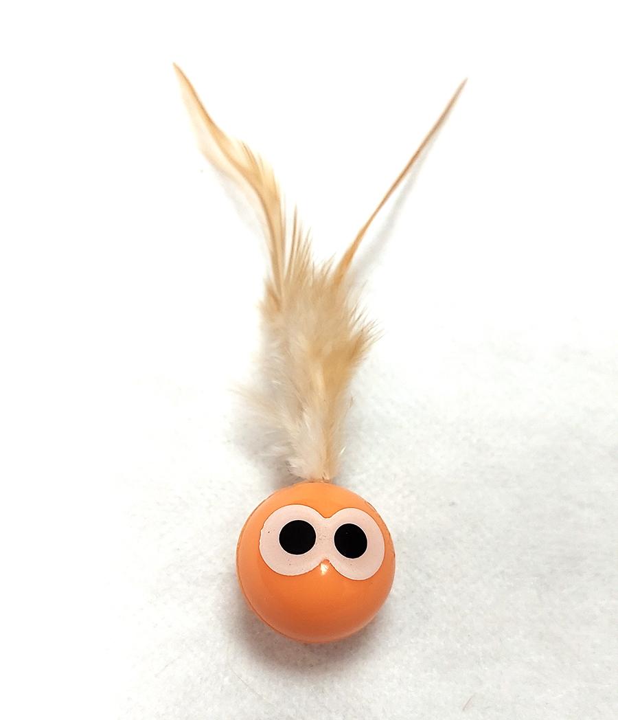 Bouncy Tails Cat Toy, Assorted Colors, 4-5-in, 1-count