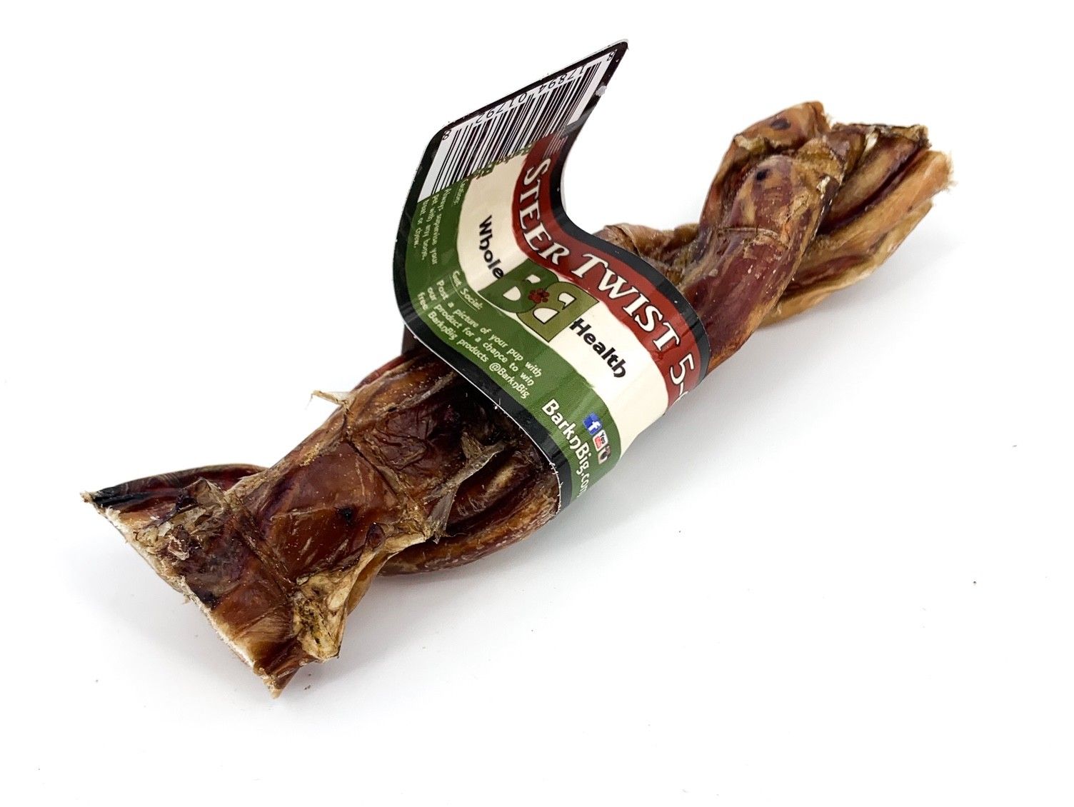 BarknBig Beef Steer Twist No Odor Dog Chews