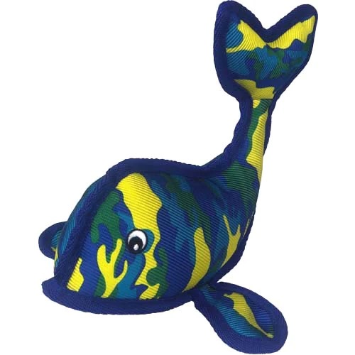 Petlou SeaWarrior Whale Dog Toy, 10-in