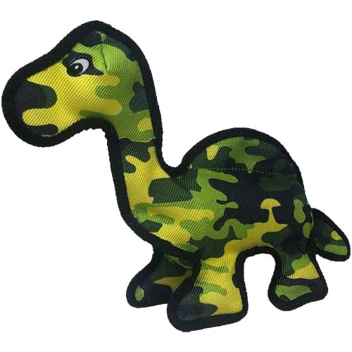 Petlou Jungle Buddy Dinosaur Dog Toy, 16-in