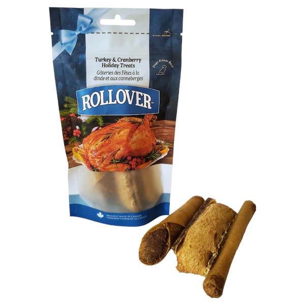 Rollover Premium Turkey & Cranberry Combo Pack Dog Treats