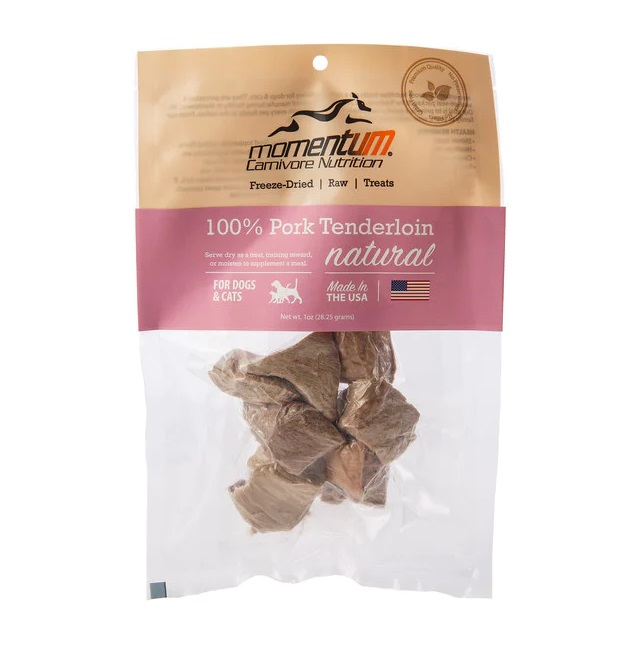 Momentum Carnivore Nutrition Freeze-Dried Pork Tenderloin for Dogs & Cats