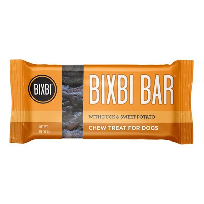 Bixbi Bar With Duck & Sweet Potato Dog Chew, 6-bars, 1 Box