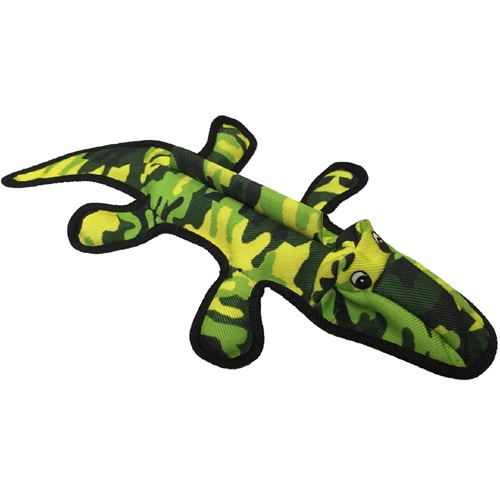 Petlou Jungle Buddy Crocodile Dog Toy, 19-in