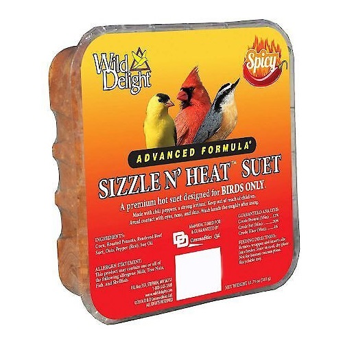 Wild Delight Sizzle N’ Heat Suet Bird Food, 11.75-oz tray