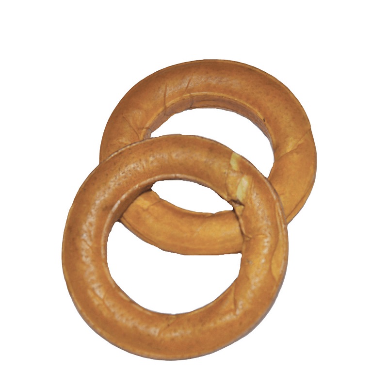 Rollover Premium Pressed Porkhide Ring Dog Treats, 1-pk