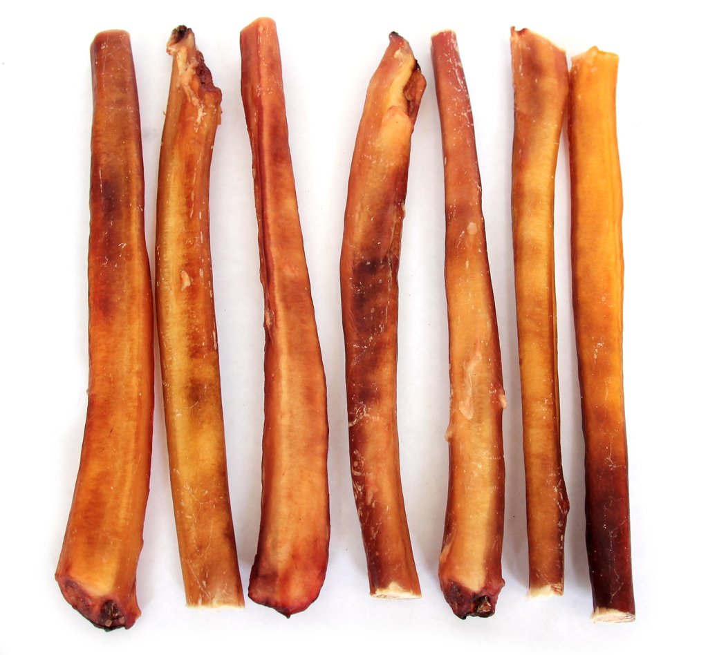 Tuesday's Natural Dog Company 12" Jumbo Bully Stick Odor Free Dog Treats, 16-oz