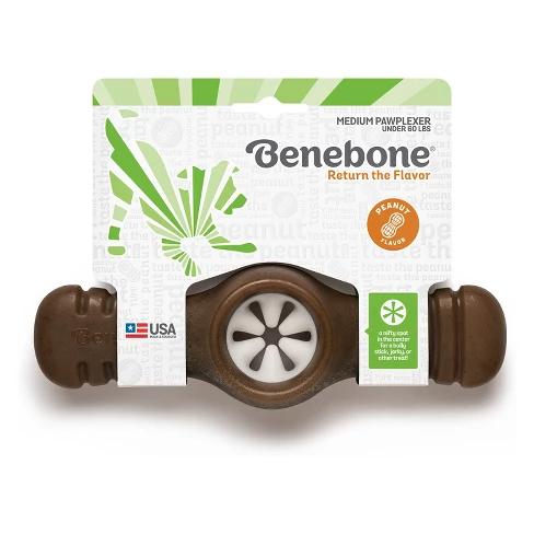 Benebone Pawplexer Peanut Flavored Dog Chew Toy, Medium