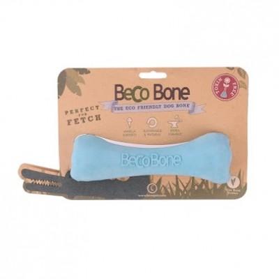 Beco Bone Dog Toy, Blue, Medium