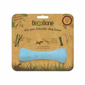Beco Bone Dog Toy, Blue, Small