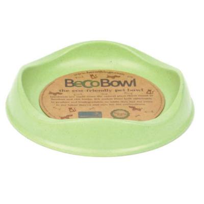 Beco Cat Bowl, Green, 6.6-in