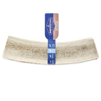Barkworthies Large Elk Antler Dog Chews, Split