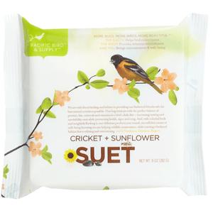 Pacific Bird & Supply Cricket + Sunflower Suet Square Wild Bird Food, 11-oz (Size: 11-oz)