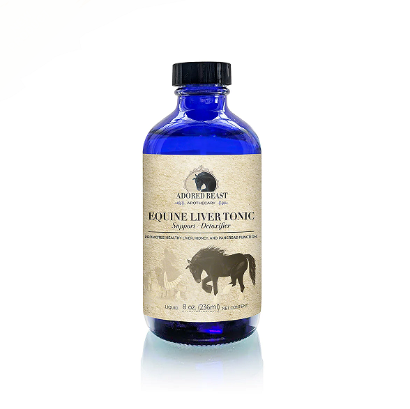 Adored Beast Apothecary Liver Tonic Support & Detoxifier for Equine (CA), 8-oz