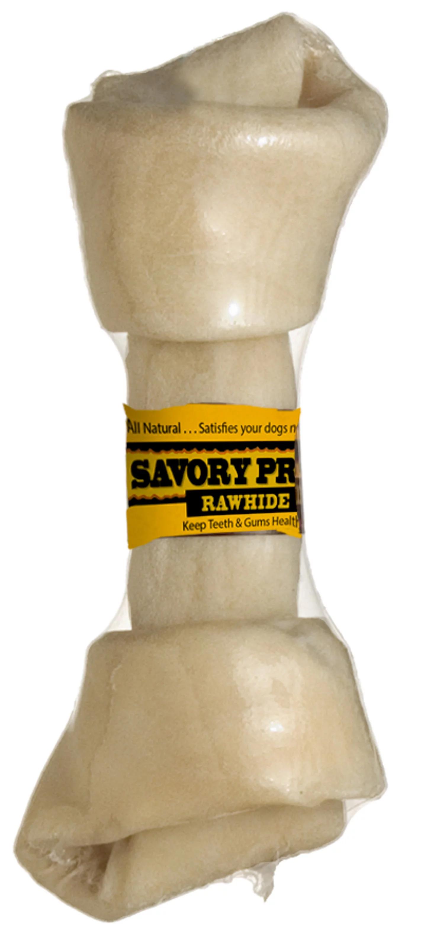 Savory Prime Supreme Knotted Rawhide Bone Dog Treats
