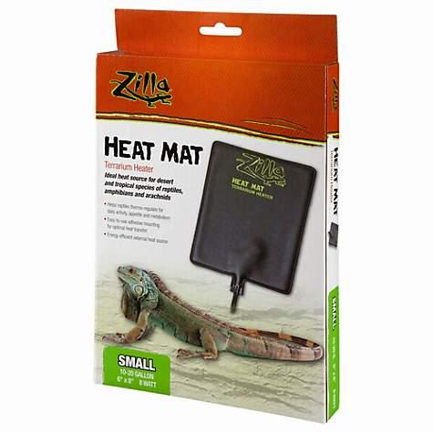 Zilla Heat Mats Reptile Terrarium Heater, 8-watt