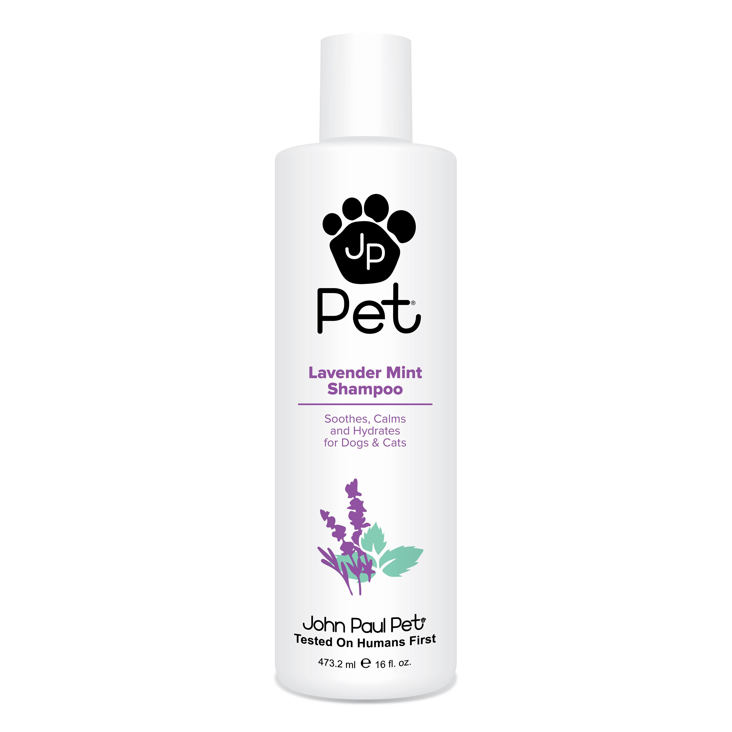 John Paul Pet Lavender Mint Shampoo for Dogs & Cats, 16-oz