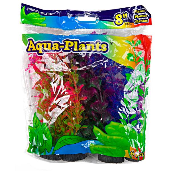 Penn-Plax Aqua-Plants for Aquariums, Assorted Colors
