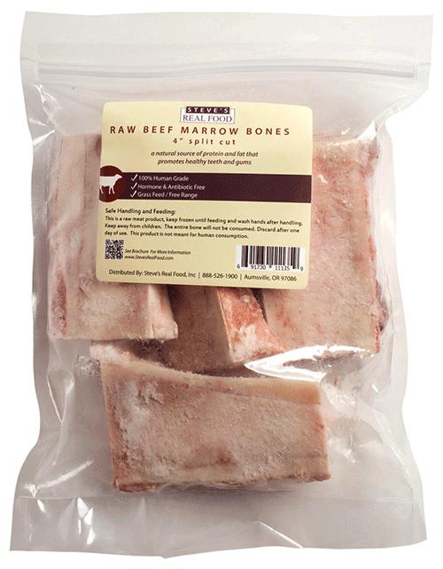 Steve's Raw Meaty Bones Beef Marrow Frozen Dog Treats
