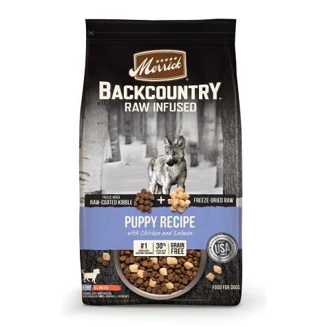 Merrick Backcountry Raw Infused Puppy Recipe Grain-Free Dry Dog Food, 20-lb