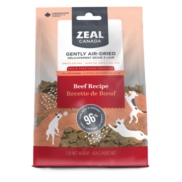 Zeal Canada Beef Grain-Free Air-Dried Dog Food