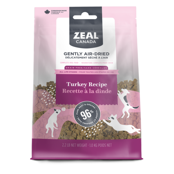 Zeal Canada Turkey Grain-Free Air-Dried Dog Food, 1-kg