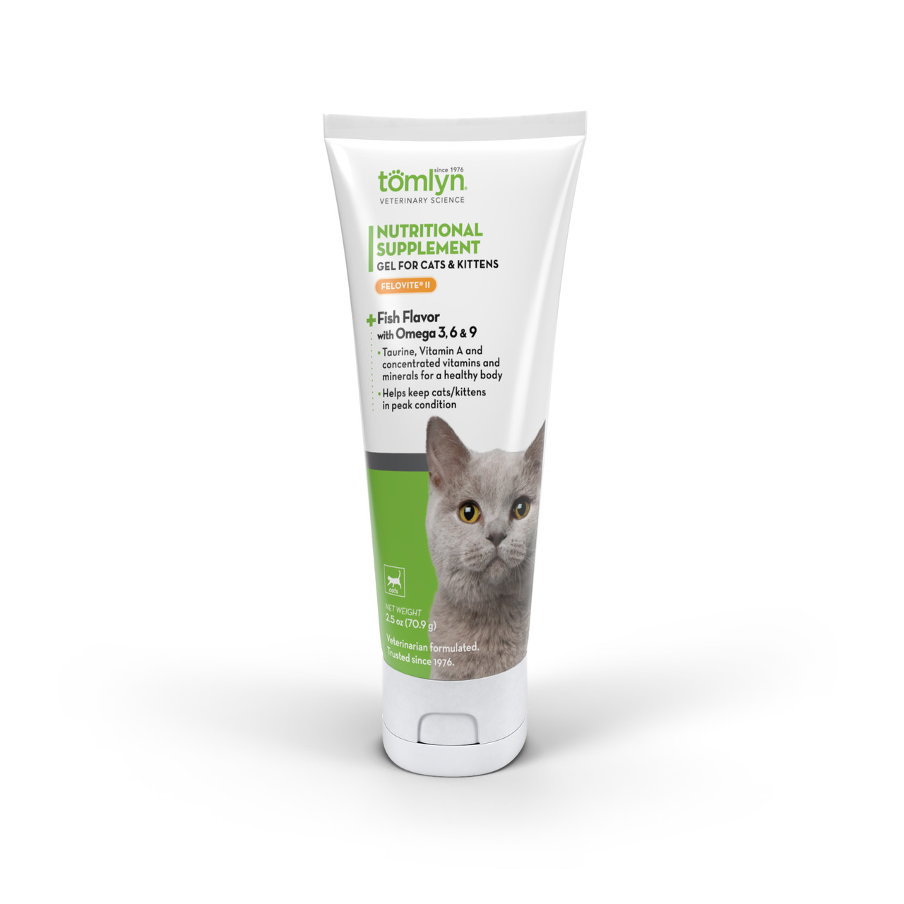 Tomlyn Felovite II Nutritional Supplement Gel for Cats & Kittens, 2.5-oz