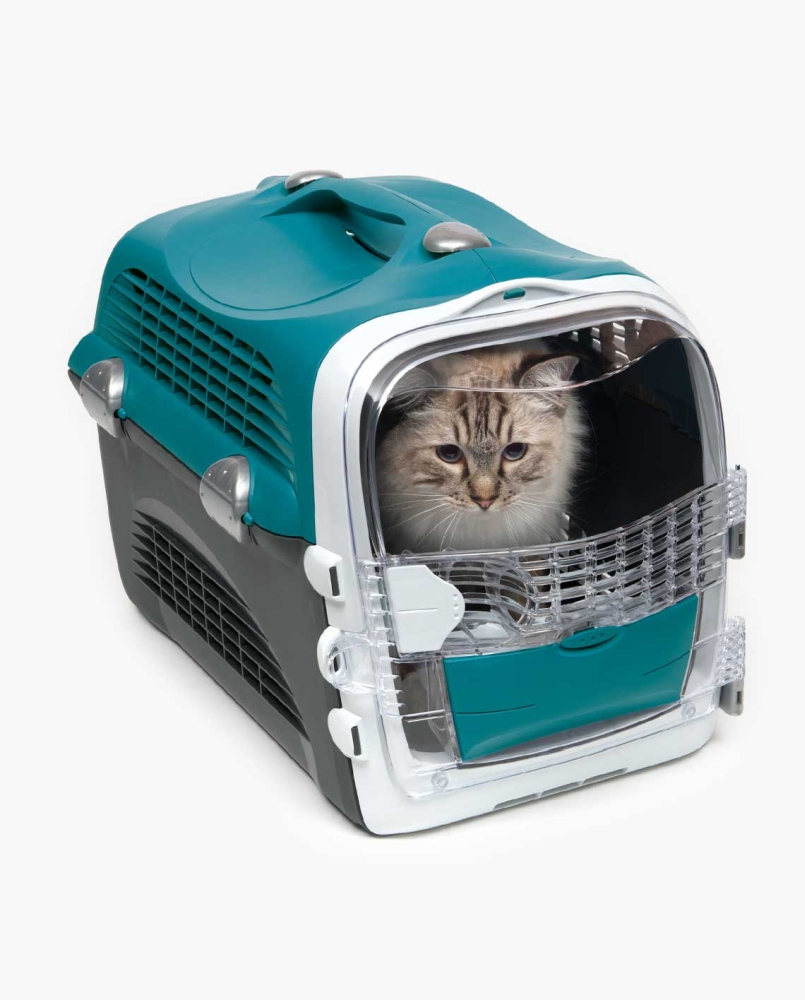 Catit Cabrio Cat Travel Carrier, Turquoise