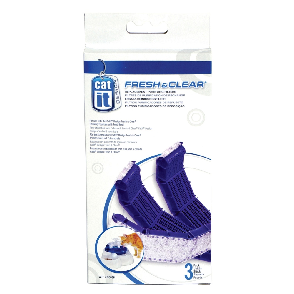 Catit Design Fresh & Clear Purifying Filters, 3-count