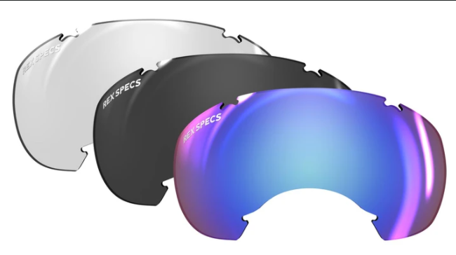 Rex Specs Dog Goggle Replacement Lense, Multi, Medium, 3-pk