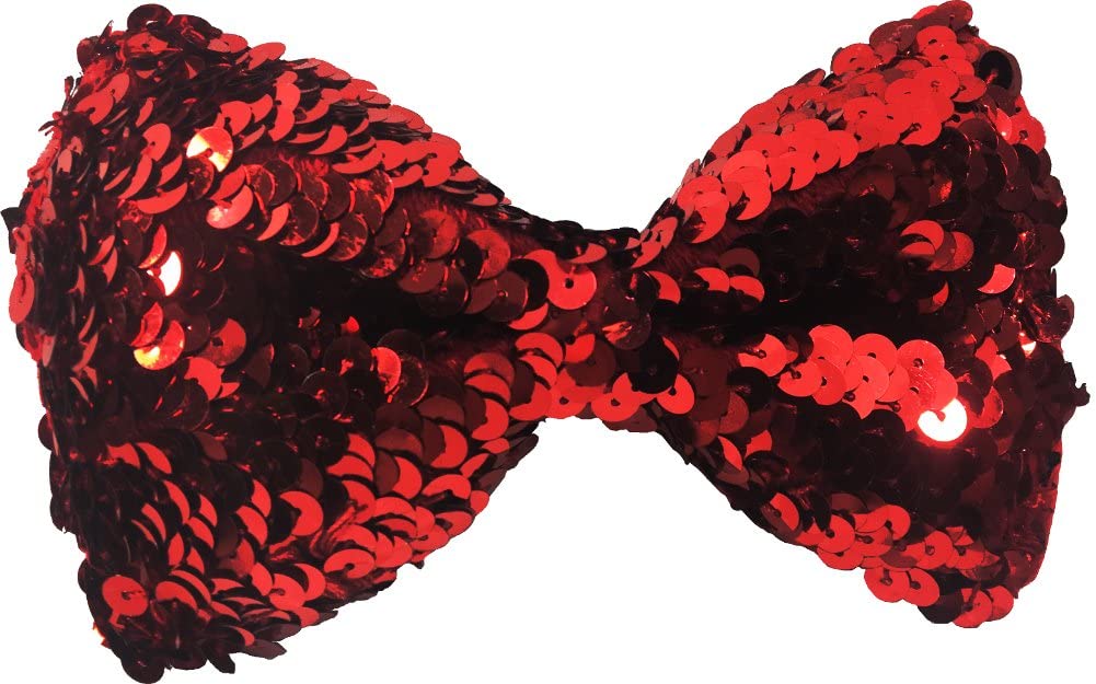Ethical Pet Spot Red Sequin Bow Tie