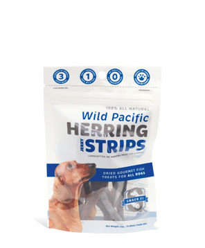 Snack 21 Herring Strips for Dogs, 0.88-oz
