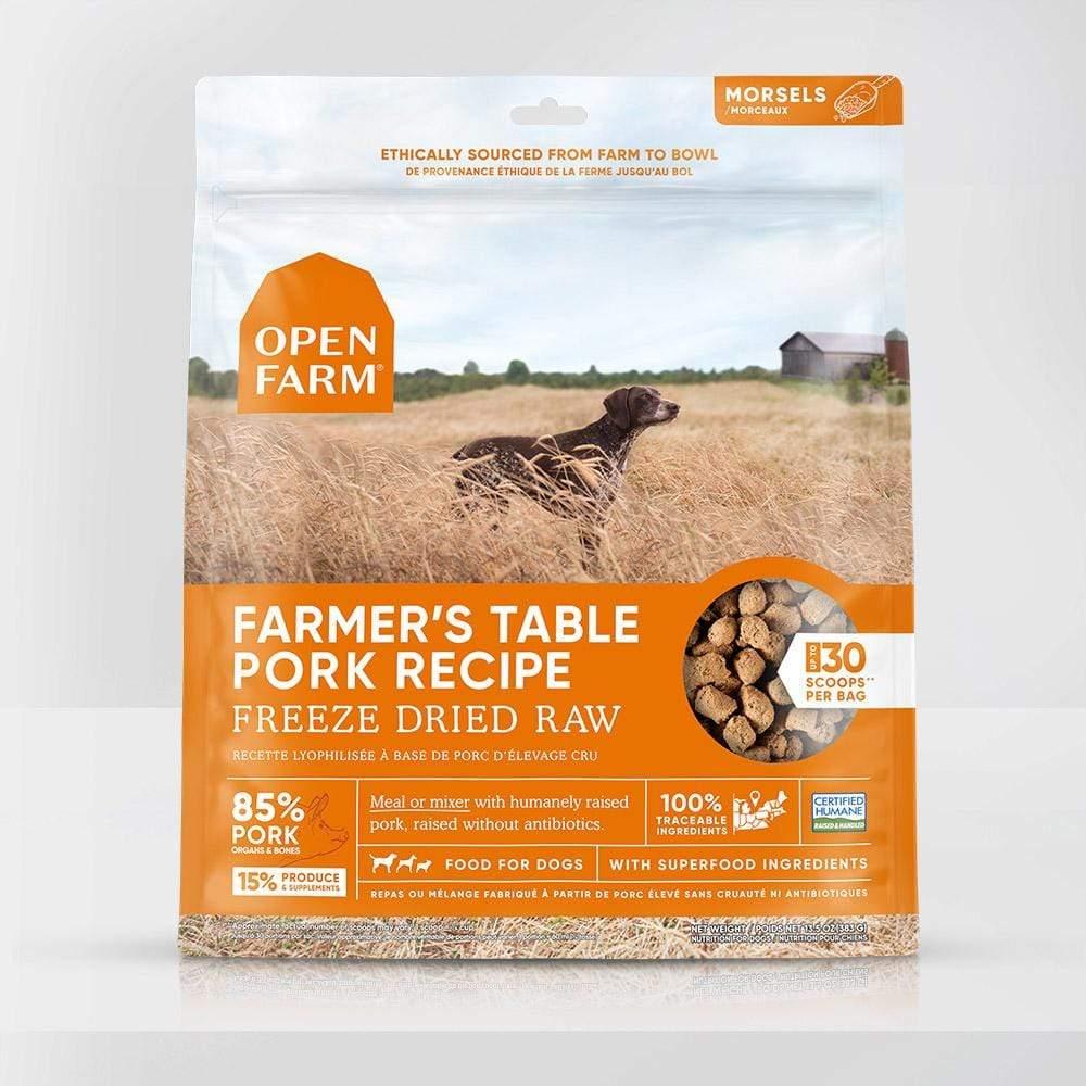 Open Farm Farmer s Table Pork Recipe Freeze Dried Raw Dog Food