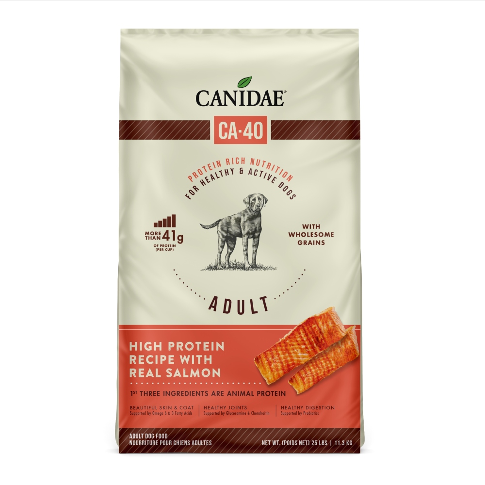 Canidae CA-40 High Protein Recipe with Real Salmon Dry Dog Food, 25-lb