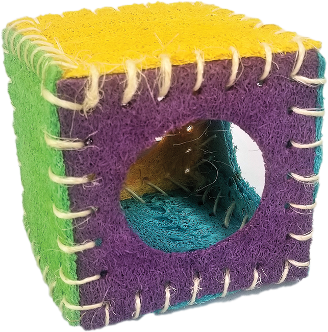 A&E Cage Loofah Cube