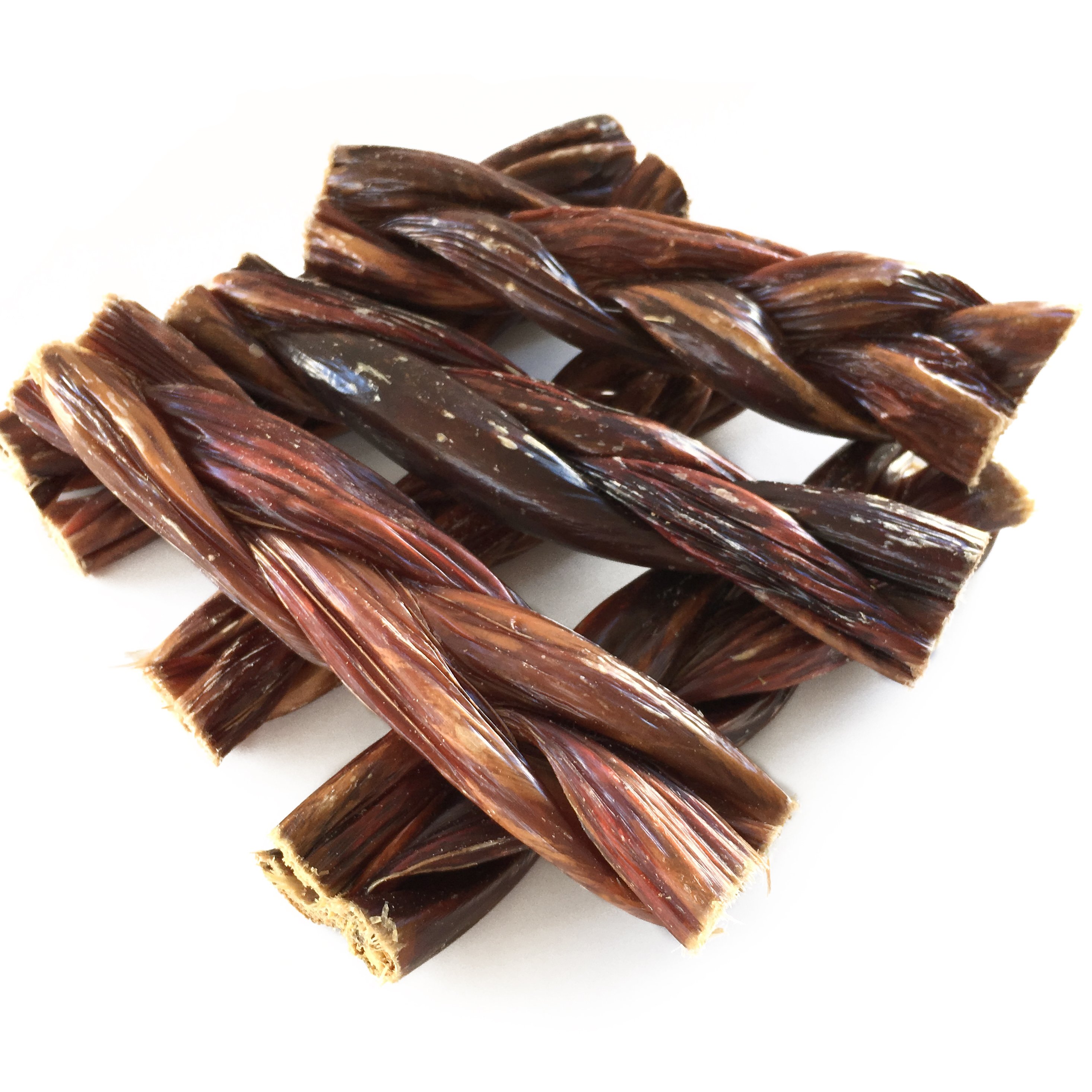 GoGo Beef Taffy Braided Gullet Dog Treats