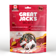 Great Jack's Big Bitz Pork Liver & Cranberry Grain-Free Dog Treats