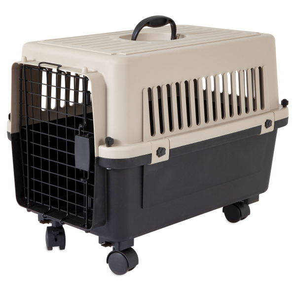Precision Cargo Kennel for Pets, Tan & Black, 200, 24-in x 16-in x 15-in