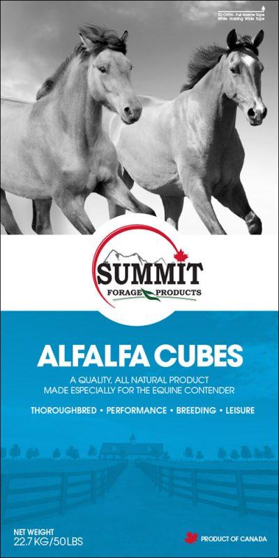 Summit Alfalfa Cubes Equine Feed