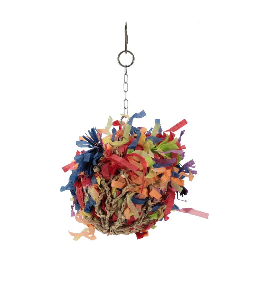 HARI Smart Play Parrot Toy, Shredding Ball
