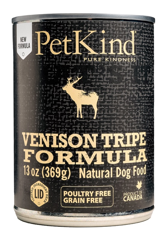 PetKind That's It Venison Tripe Formula Grain-Free Canned Dog Food, 13-oz|369-g