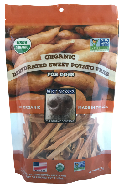 Wet Noses Organic Sweet Potato Fries Dehydrated Dog Treats