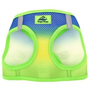 Doggie Design American River Choke-Free Dog Harness Ombre Collection, Cobalt Sport